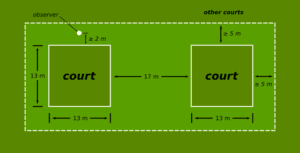 Double Disc Court Illustration