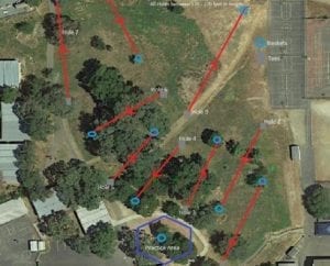 Disc Golf Course Map