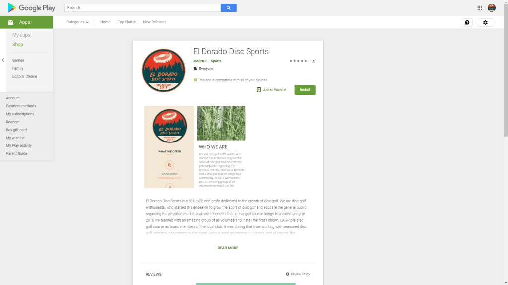 El Dorado Disc Sports on Google Play