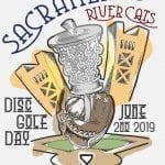 Sacramento River Cats Disc Golf Day Logo